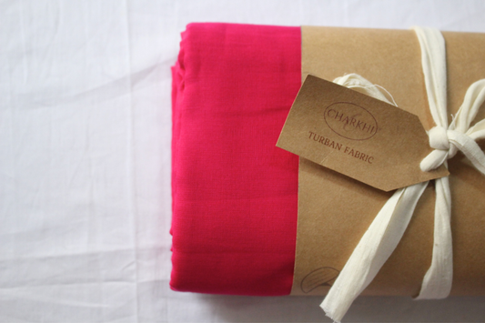 Traditional Punjabi Turban for Men in Magenta – Sikh Pagri