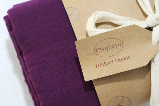 Mulberry Full Voile Turban for Women | CHARKHI Kaur