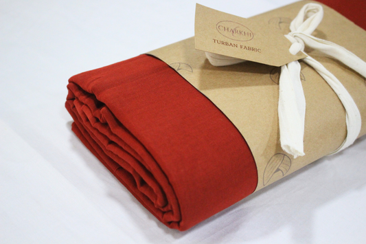 Full Voile Traditional Sikh/Punjab/Sardar Pagri or Turban for Mens - Rust