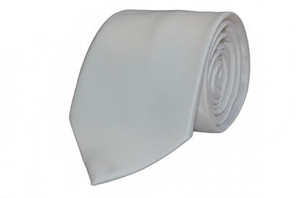 Men’s Classic Tie Combo – Maroon & White Solid Necktie Set | Formal Silk Finish Ties for stylish necktie, Wedding, Office