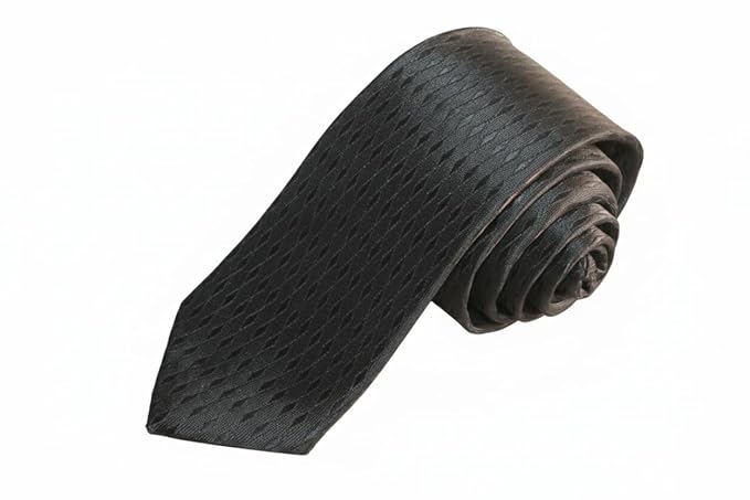 Men’s Designer Tie Set – Red & Black Patterned Neckties for Wedding, Party & Office | Premium Silk Finish Tie Combo