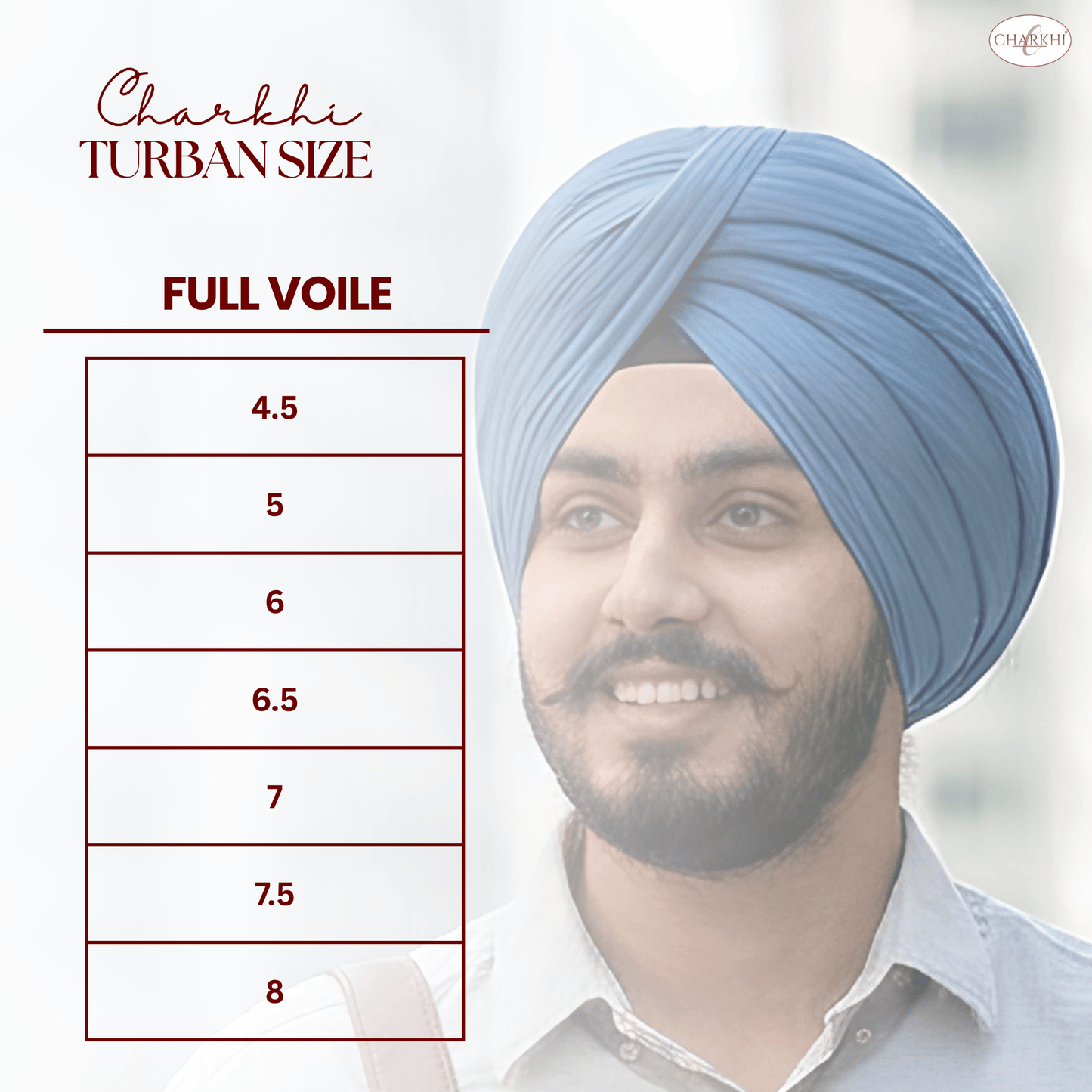 Premium Full Voile Pagri Turban for Mens