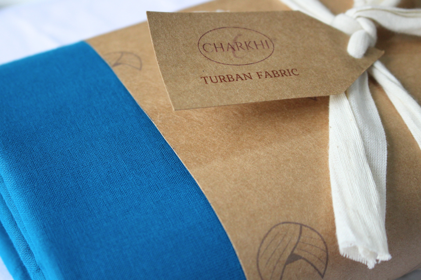 Charkhi Full Voile Deep Blue Turban – Comfortable and Elegant Sikh Headwear