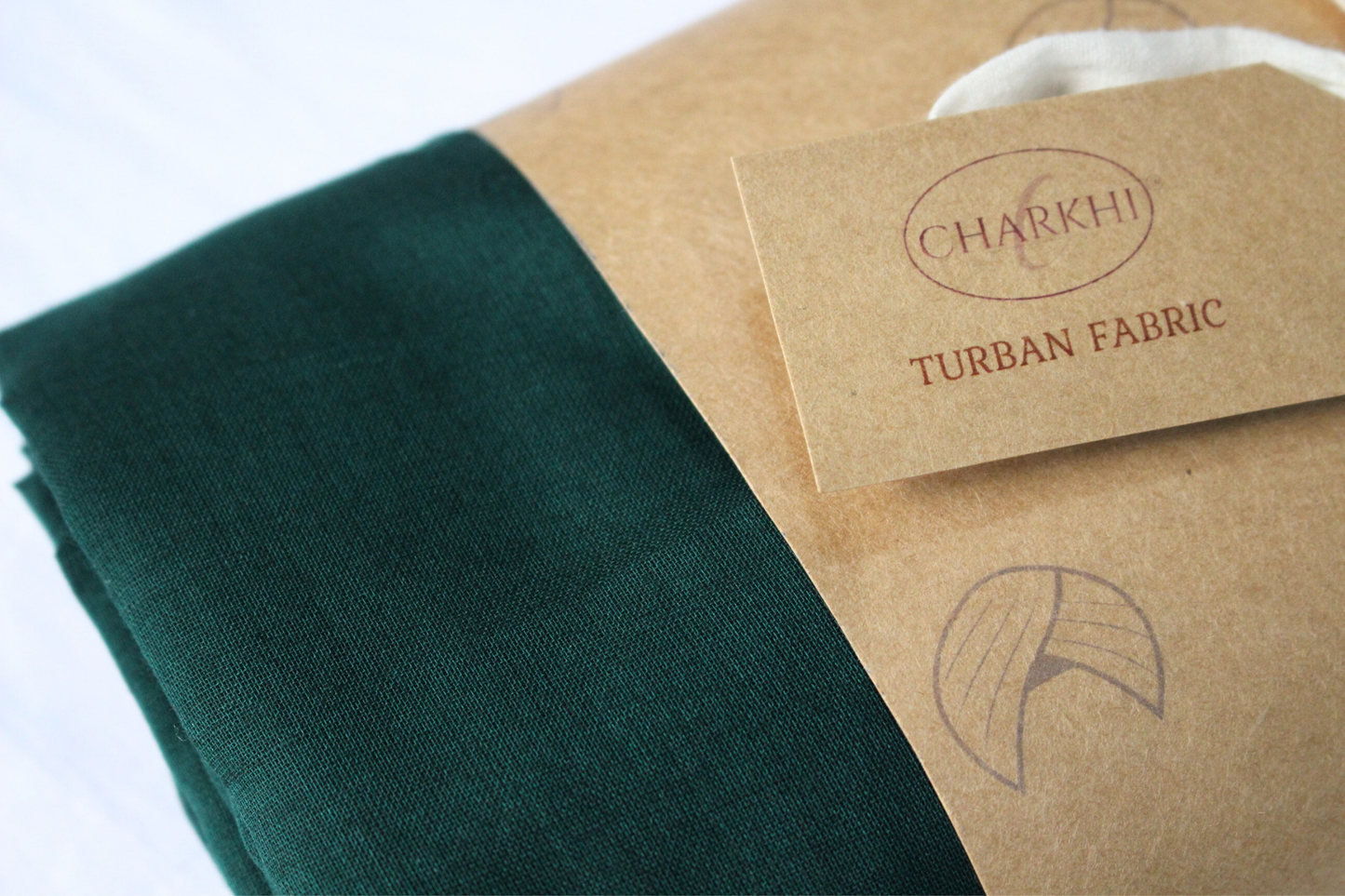 Full Voile Traditional Sikh/Punjab/Sardar Pagri or Turban for Mens-Emerald Green