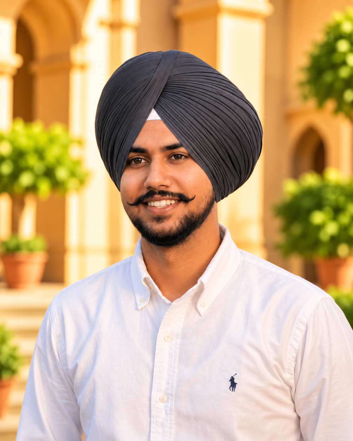 CHARKHI Full Voile Punjabi Turban – Selected Colour | Pagri for Men