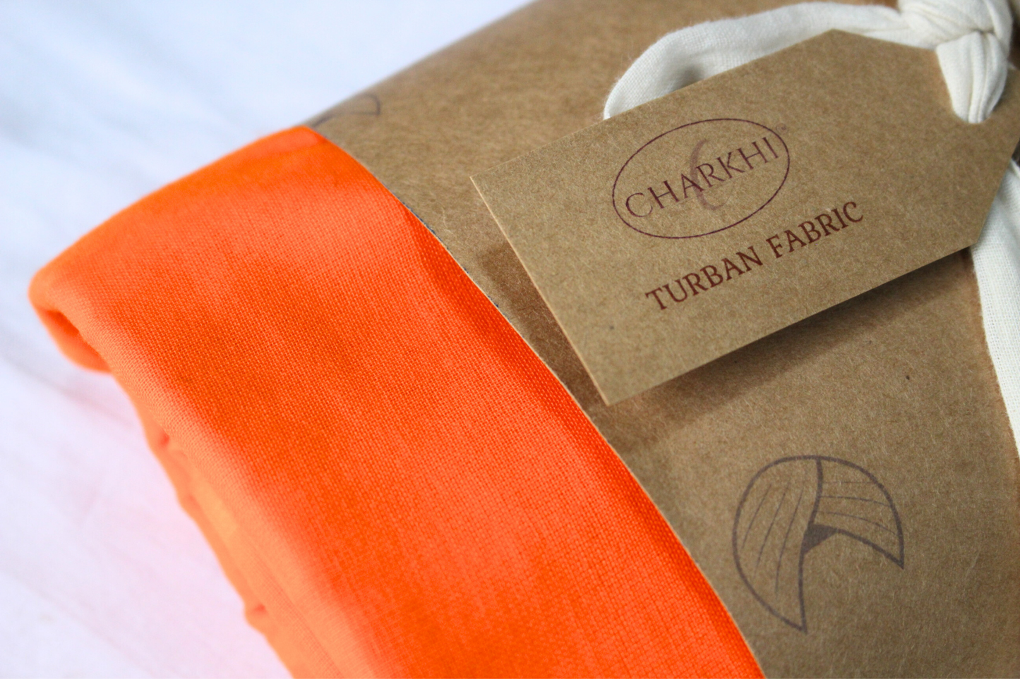 Full Voile Traditional Sikh/Punjab/Sardar Pagri or Turban for Mens- Kesari