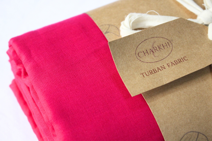 Charkhi Full Voile Magenta Turban – Stylish and Comfortable Sikh Headwear