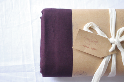 Full Voile Traditional Sikh/Sardar Pagri or Turban for Mens - Mulberry