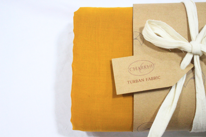 Full Voile Traditional Sikh/Sardar Pagri or Turban for Mens - Mustard