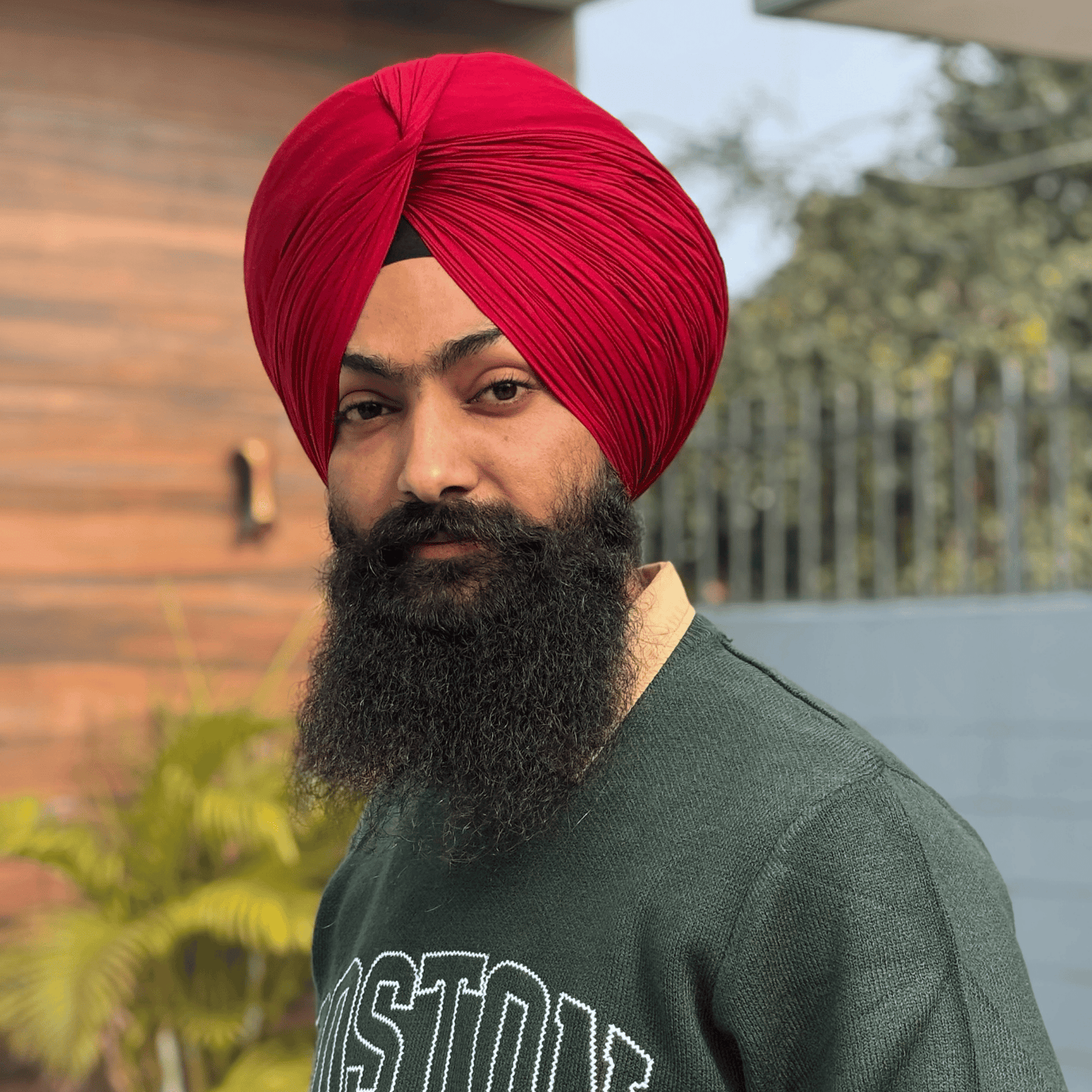 Rubia Traditional Sikh/Punjab/Sardar Pagri or Turban for Mens-Maroon