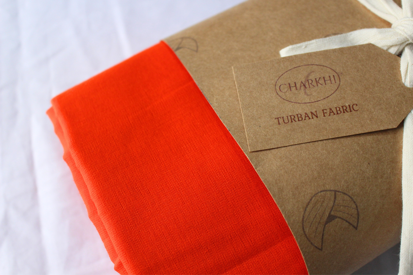 Full Voile Traditional Sikh/Punjab/Sardar Pagri or Turban for Mens-Orangered