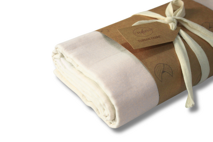 Off White Sikh Turban for Men – Full Voile Traditional Punjabi Pagri