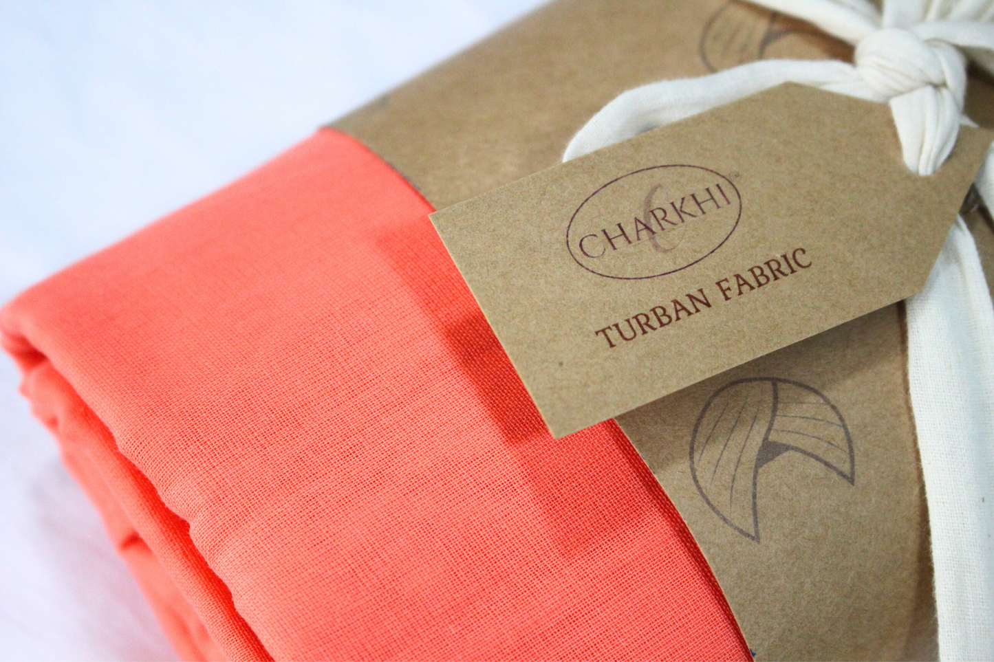 Full Voile Traditional Sikh/Sardar Pagri or Turban for Mens - Peach