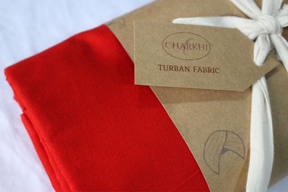 Full Voile Traditional Sikh/Punjab/Sardar Pagri or Turban for Mens-Red