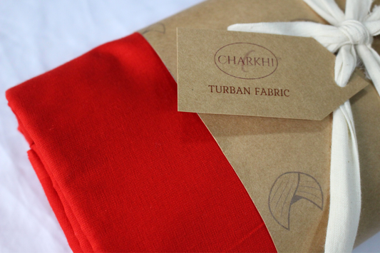 Rubia Traditional Sikh/Punjab/Sardar Pagri or Turban for Mens-Red