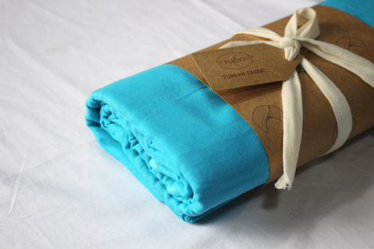 Full Voile Traditional Sikh/Punjab/Sardar Pagri or Turban for Mens - Sky  Blue