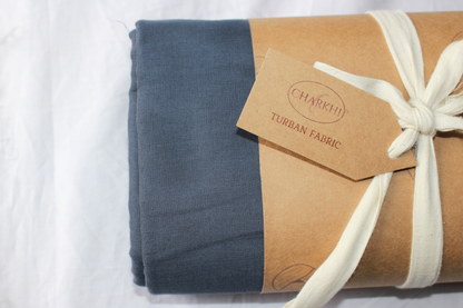 Full Voile Traditional Sikh/Sardar Pagri or Turban for Mens - Steel Blue