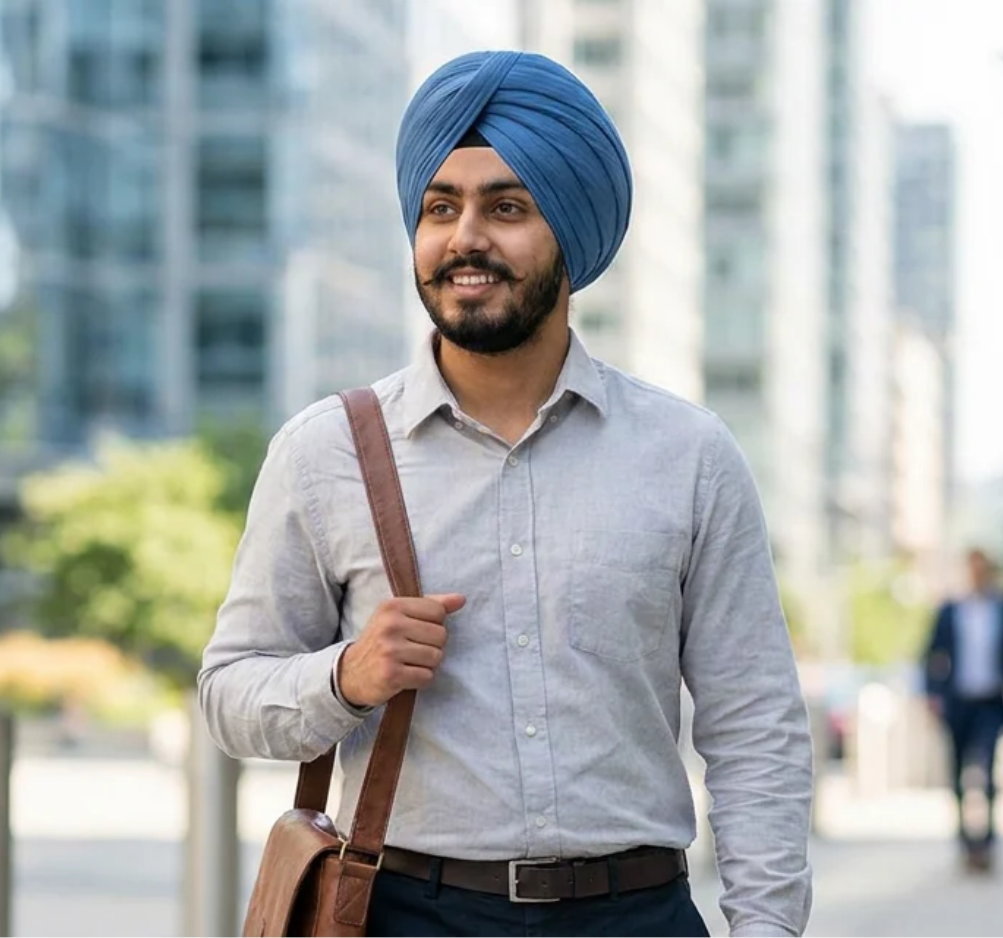 CHARKHI Rust Full Voile Punjabi Turban | Pagri for Men – Charkhi