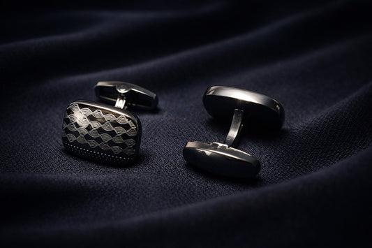 CHARKHI Blackwave Cufflinks