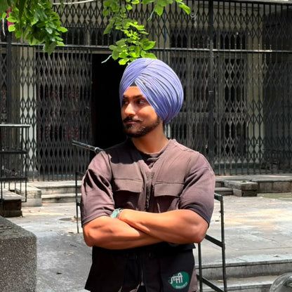 Full Voile Traditional Sikh/Punjab/Sardar Pagri or Turban for Mens-Lavender